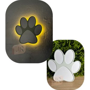 Pata Cachorro Luminoso Led a Pilhas