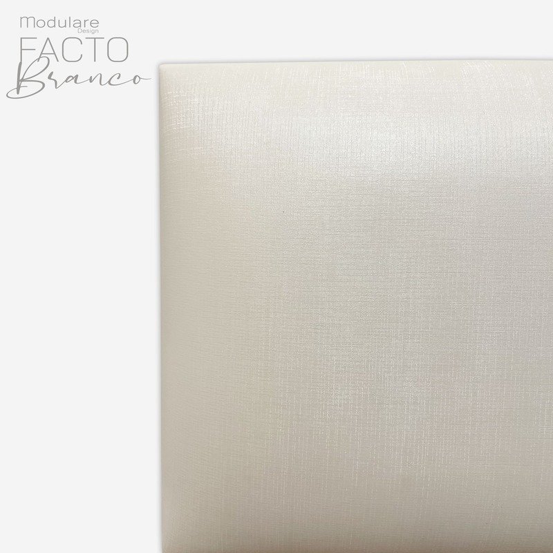 Cabeceira Pétala 120cm para Cama de Solteiro:facto Branco