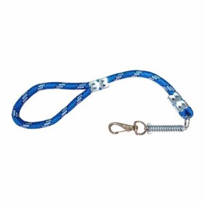 GUIA DE CORDA ROLIÇA COM AMORTECEDOR 35CM 16MM FURACÃO PET - Azul aço