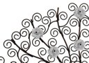 Ver imagem 6 de Arabesco de Flores na Árvore de Ferro Rustica para Espaços Internos e Externos - Branco