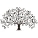 Ver imagem 1 de Arabesco de Flores na Árvore de Ferro Rustica para Espaços Internos e Externos - Branco