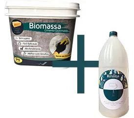 Biomassa Cimento Queimado + Resina Acrílica - Grafite - 1