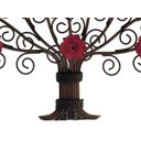 Ver imagem 5 de Arabesco de Flores na Árvore de Ferro Rustica para Espaços Internos e Externos - Vermelho