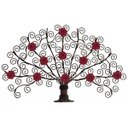 Ver imagem 1 de Arabesco de Flores na Árvore de Ferro Rustica para Espaços Internos e Externos - Vermelho