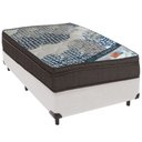Ver imagem 1 de Cama Box Branco e Colchão Iso Superpocket Molas Ensacadas Solteiro Ortobom