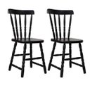 Ver imagem 1 de Cadeira Dalas Country Preta - 2 Unidades