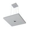 Pendente Quadrado Branco 45x45cm Luz Direta/Indireta PD 1215-450/1 - 1