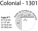 Ver imagem 3 de Fogão Colonial N°1 Vitrocerâmica Preto Varão Direito Antonow