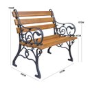 Ver imagem 4 de POLTRONA BANCO DE JARDIM FRANCÊS ESTILO PRAÇA 75cm