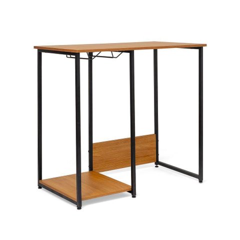 Aparador Estilo Industrial sem Porta sem Gavetas MDP 55cm Mel Bemfixa