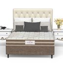 Ver imagem 1 de Conjunto Box Viúva Mola Ensacada Prodormir Solar Bambu Bege