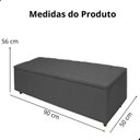Ver imagem 7 de Kit Cabeceira e Calçadeira com Baú 140 Cm King Casal Diana Suede
