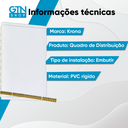 Ver imagem 2 de Quadro Distribuição 27 ou 36 Disjuntores Embutir com Barramento Krona