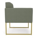 Ver imagem 7 de Poltrona Decorativa Industrial Dourado Kit 2 Elisa Bouclê Menta D03 - D'Rossi