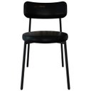 Ver imagem 6 de Cadeira de Jantar Estofada Kit 8 Nyka M25 Sintético Preto - Mpozenato