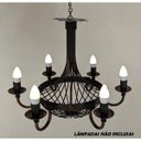 Ver imagem 6 de Lustre Vintage Rústico em Metal para Iluminação de Igreja Retrô