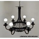 Ver imagem 7 de Lustre Vintage Rústico em Metal para Iluminação de Igreja Retrô