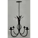 Ver imagem 4 de Linda Luminária Pendente de Teto com Cristais Decorativa para Sala - Preto