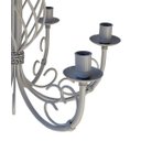 Ver imagem 5 de Lustre Provençal Artesanal Decorativo para Iluminação de Ambiente Interno e Externo - Branco