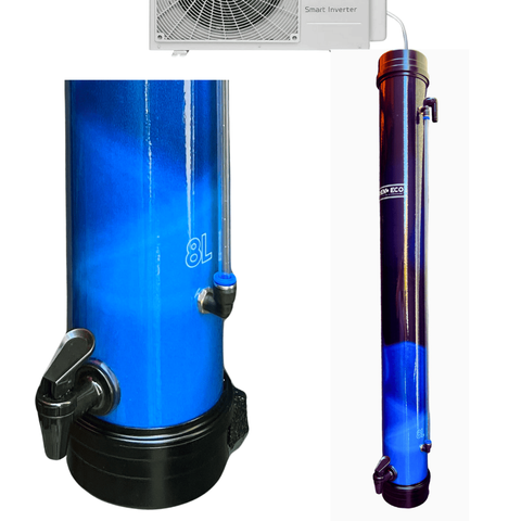 Dreno Ecológico para Ar Condicionado Drenoeco - 8l Cor Azul e Preto - 97cm.