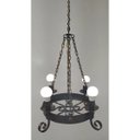 Ver imagem 7 de Lustre Medieval de Metal para Iluminação de Sala de Estar Rústica