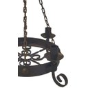 Ver mais imagens de Lustre Medieval de Metal para Iluminação de Sala de Estar Rústica