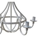 Ver imagem 7 de Lustre Retrô Provençal em Ferro para Iluminação de Ambientes Claros