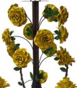 Ver imagem 6 de Linda Luminária de Ferro com Flores para Sala de Jantar Grande - Amarelo