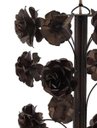 Ver imagem 6 de Linda Luminária de Ferro com Flores para Sala de Jantar Grande - Verniz