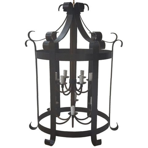 Lustre Artesanal Moderno estilo Oriental para decoração de Sala de Jantar