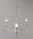 Ver imagem 5 de Lustre de Ferro Provençal Artesanal para Sala de Jantar Rústica