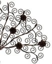 Ver imagem 4 de Arabesco de Flores na Árvore de Ferro Rustica para Espaços Internos e Externos - Verniz