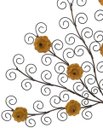 Ver imagem 4 de Lindo Painel Decorativo de Ferro para Sala de Estar e Jantar - Amarelo