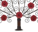 Ver imagem 5 de Lindo Painel Decorativo de Ferro para Sala de Estar e Jantar - Vermelho