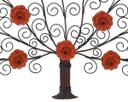 Ver imagem 5 de Lindo Painel Decorativo de Ferro para Sala de Estar e Jantar - Laranja
