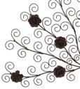 Ver imagem 4 de Lindo Painel Decorativo de Ferro para Sala de Estar e Jantar - Verniz