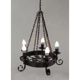 Pendente com Correntes em Metal para Iluminação de Área Gourmet Vintage - 7