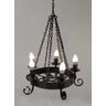 Pendente com Correntes em Metal para Iluminação de Área Gourmet Vintage - 7