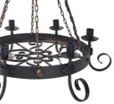 Ver imagem 7 de Lustre de Correntes em Ferro Retrô Medieval para Quarto de Casal