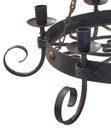 Ver mais imagens de Lustre de Correntes em Ferro Retrô Medieval para Quarto de Casal