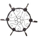Ver imagem 4 de Lustre de Correntes em Ferro Retrô Medieval para Quarto de Casal