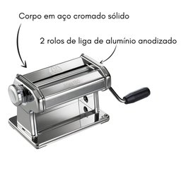 Máquina de Macarrão Atlas 150 Roller Cilindro de Massa Marcato - 2