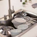 Ver imagem 3 de Cuba Gourmet Pia Inox 304 com Lixeira Embutir 5L Dosador de Sabão Cesto e Válvula Aria - Ecubas