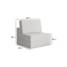 Sofá Cama à Vácuo 1 Lugar Linha Modular Flip Magic - 5