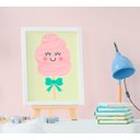 Ver imagem 5 de Quadro Infantil Quarto Bebê Menina Doces Sorvete Sweet Dream Kit 4 Peças