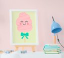 Ver imagem 5 de Quadro Infantil Quarto Bebê Menina Doces Sorvete Sweet Dream Kit 4 Peças