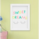 Ver imagem 3 de Quadro Infantil Quarto Bebê Menina Doces Sorvete Sweet Dream Kit 4 Peças