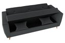 Ver imagem 5 de Sofá Cama Pamela Veludo Cinza E425 - Matrix