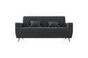 Ver imagem 2 de Sofá Cama Pamela Veludo Cinza E425 - Matrix