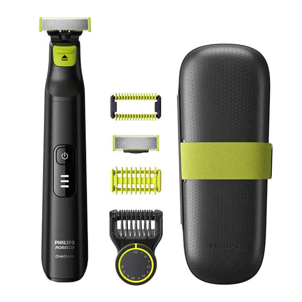 Philips Norelco OneBlade Pro Aparador e barbeador elétrico híbrido para ...